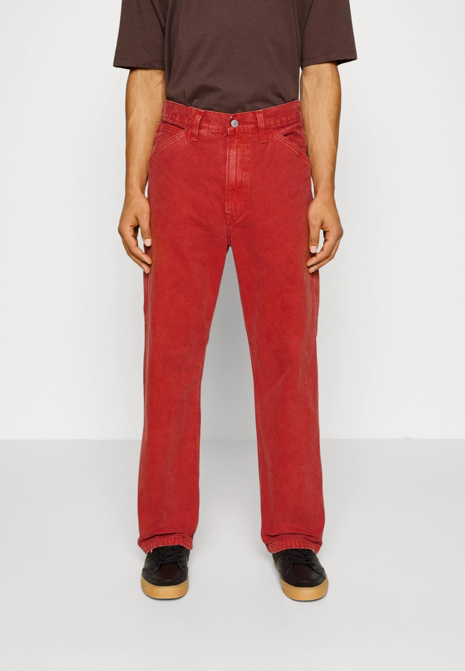 Stay Loose Carpenter - Straight Leg Jeans - Burnt Henna