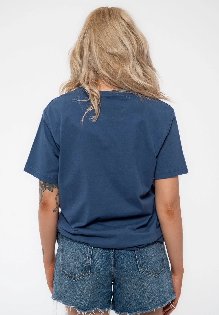 Division Unknown Pleasures - Print T-Shirt - Blue - Image 3