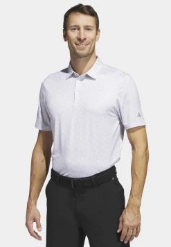 ADIDAS PERFORMANCE Ultimate365 Allover Golf - Polo Shirt - White