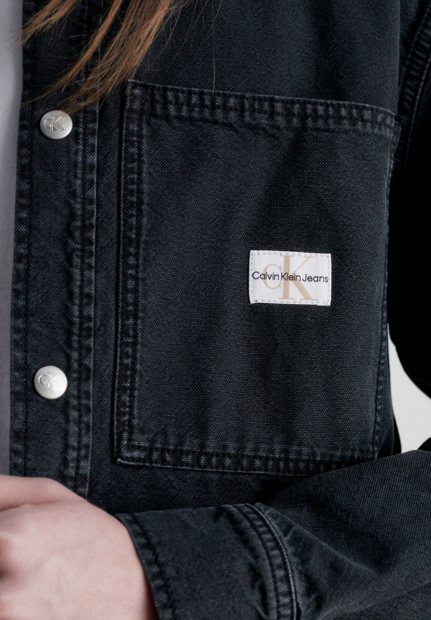 Calvin Klein Jeans Relaxed Linear - Shirt - Ck Black - Image 4