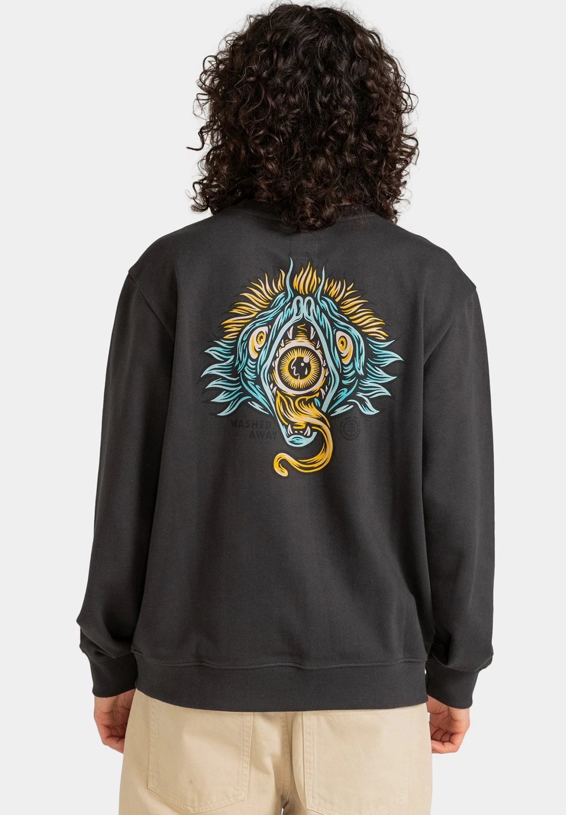 Element X Timber The Eye - Sweatshirt - Off Black