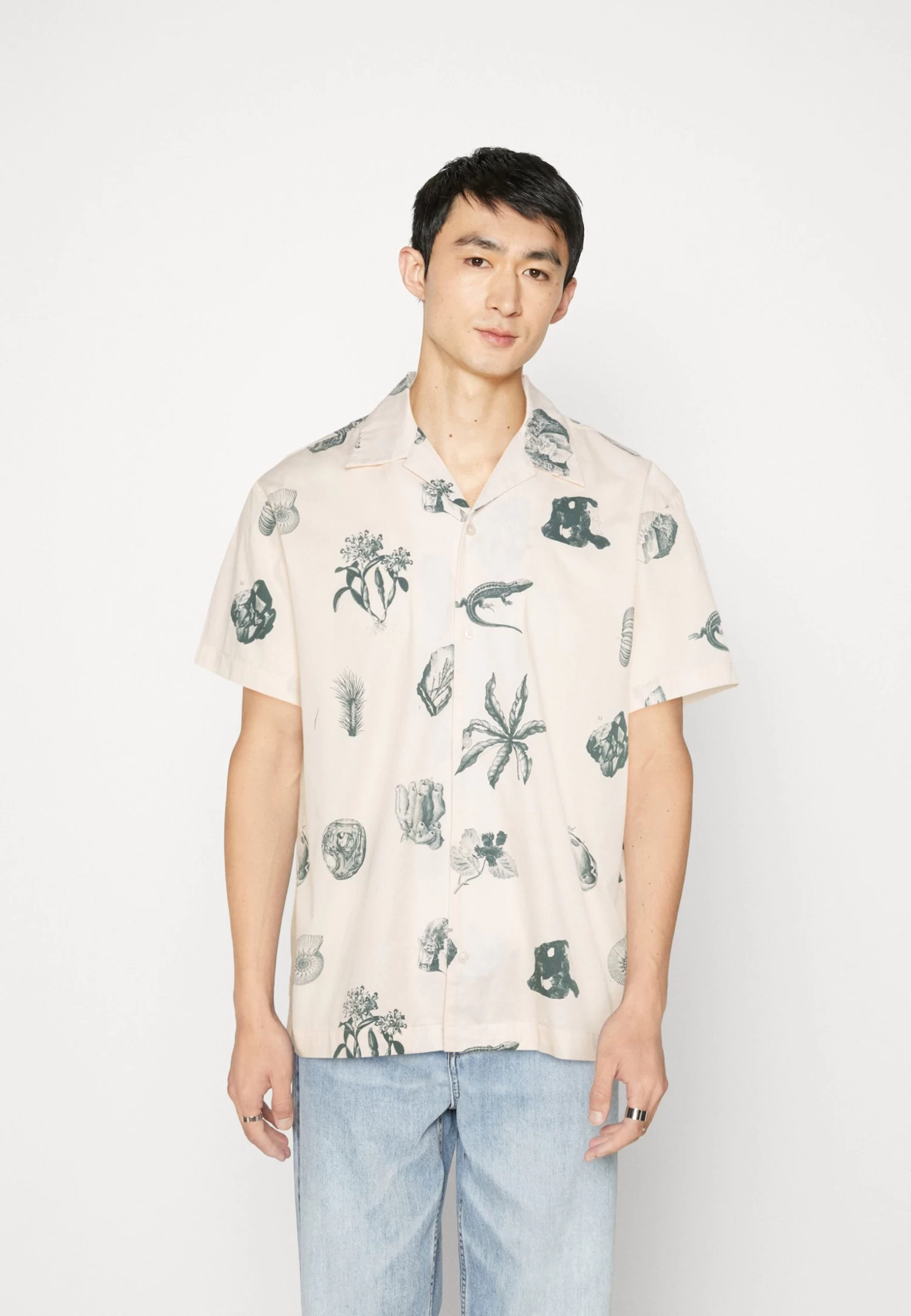 Selected Homme Slhrelaxhenrik - Shirt - Cloud Dancer