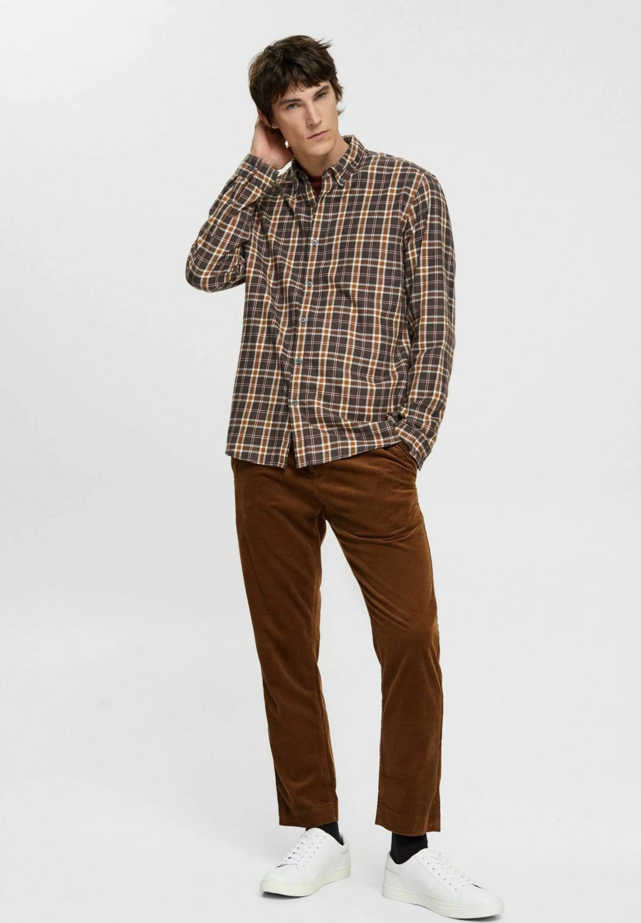 ESPRIT Mit Karos - Shirt - Dark Grey - Image 2