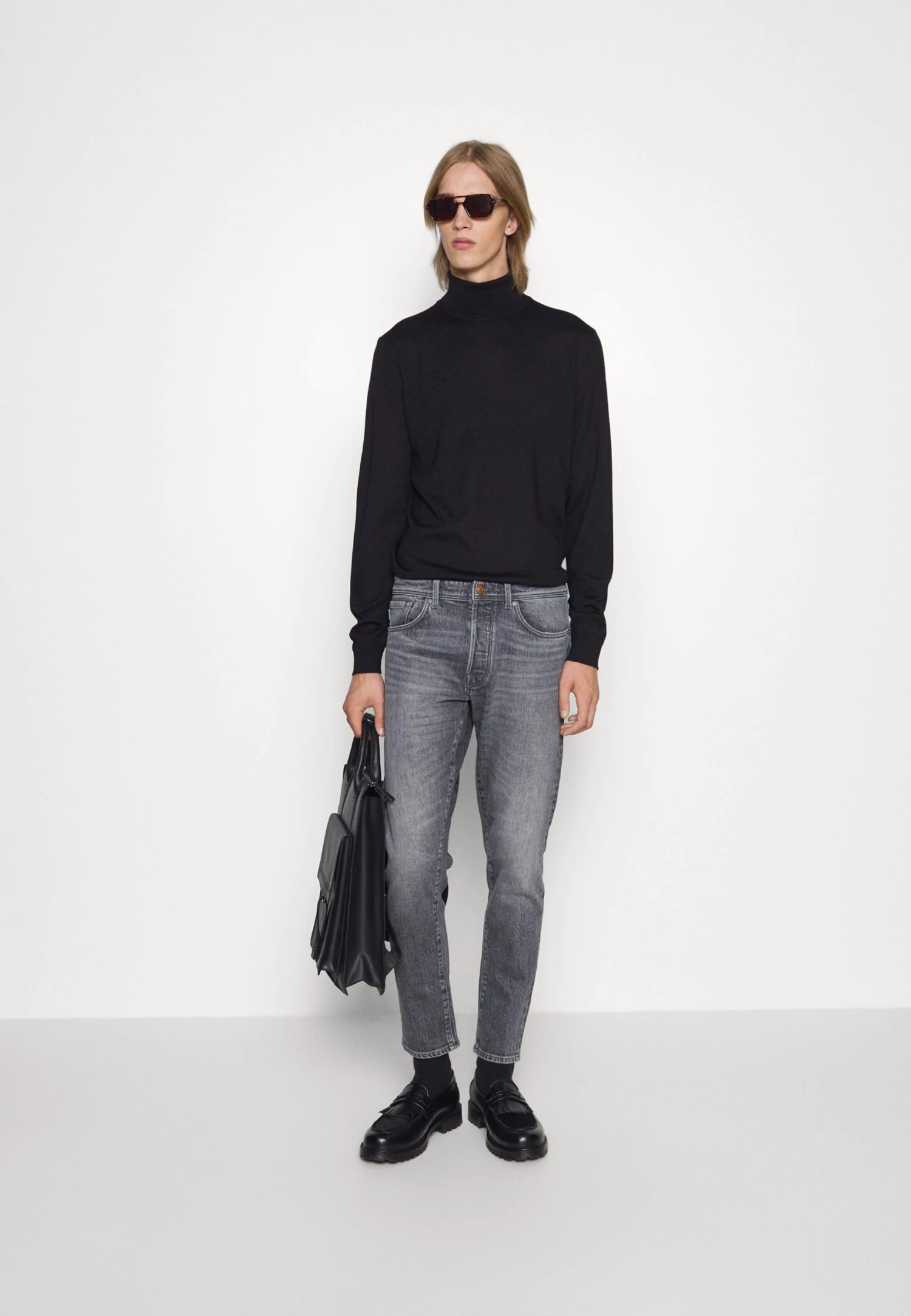 Selected Homme Jeans Tapered Fit - Medium Grey Denim - Image 2