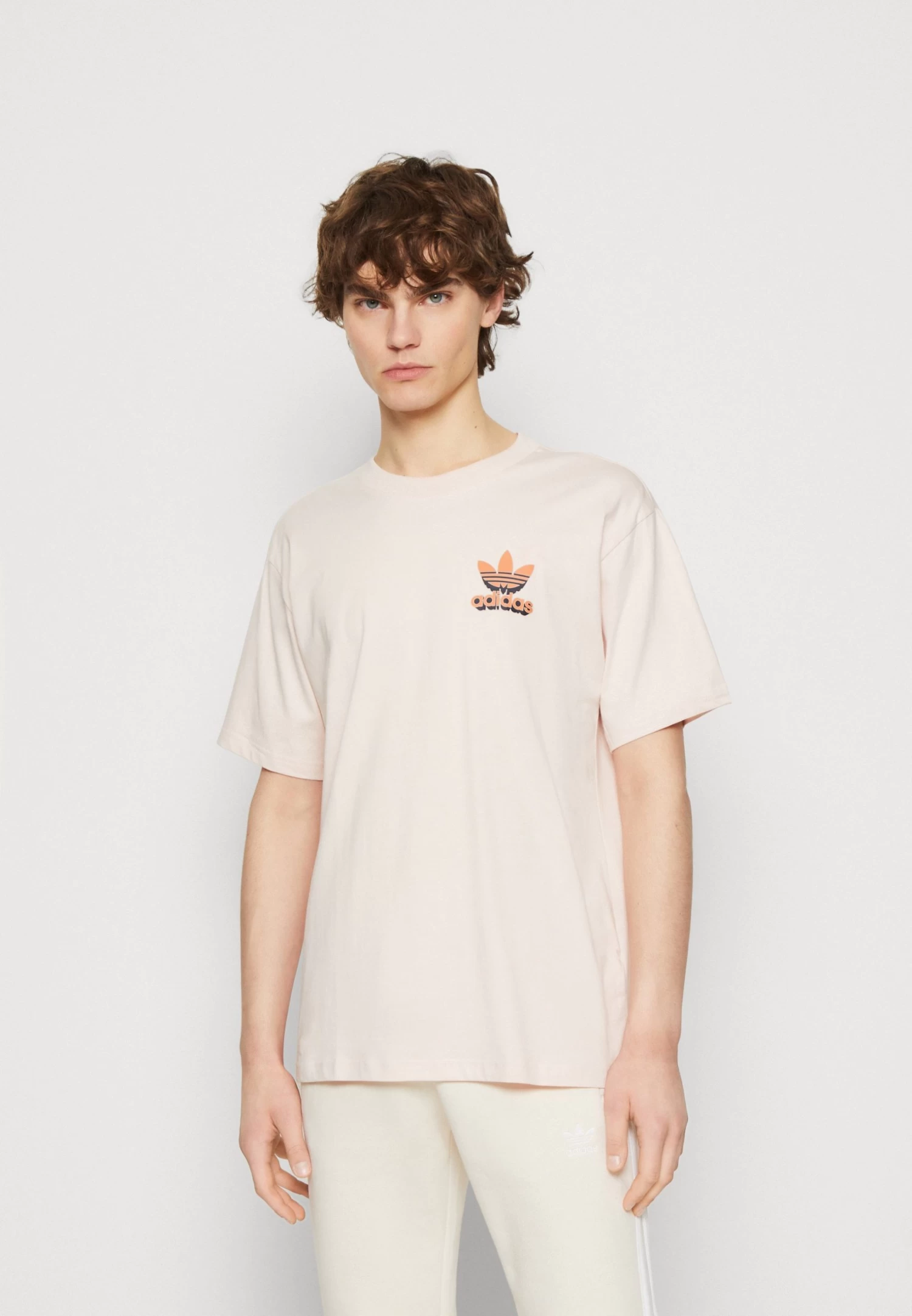 Adidas Originals Tref Tee Unisex - Print T-Shirt - Quartz