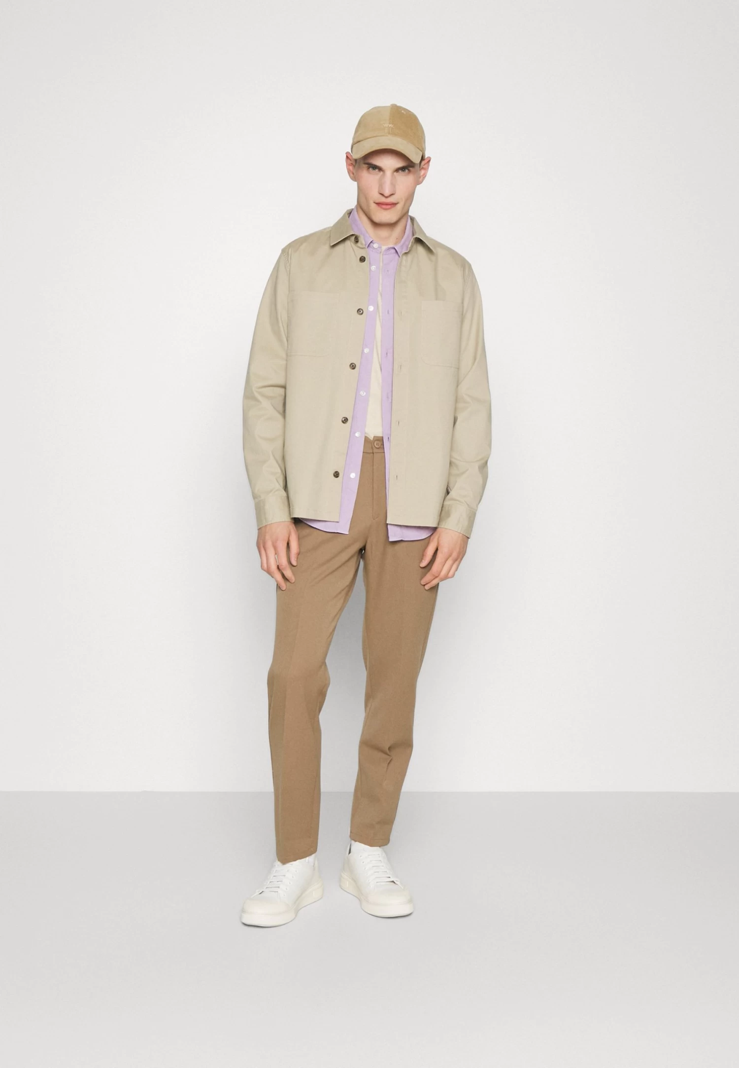 Les Deux Jared Overshirt - Summer Jacket - Dark Sand - Image 2