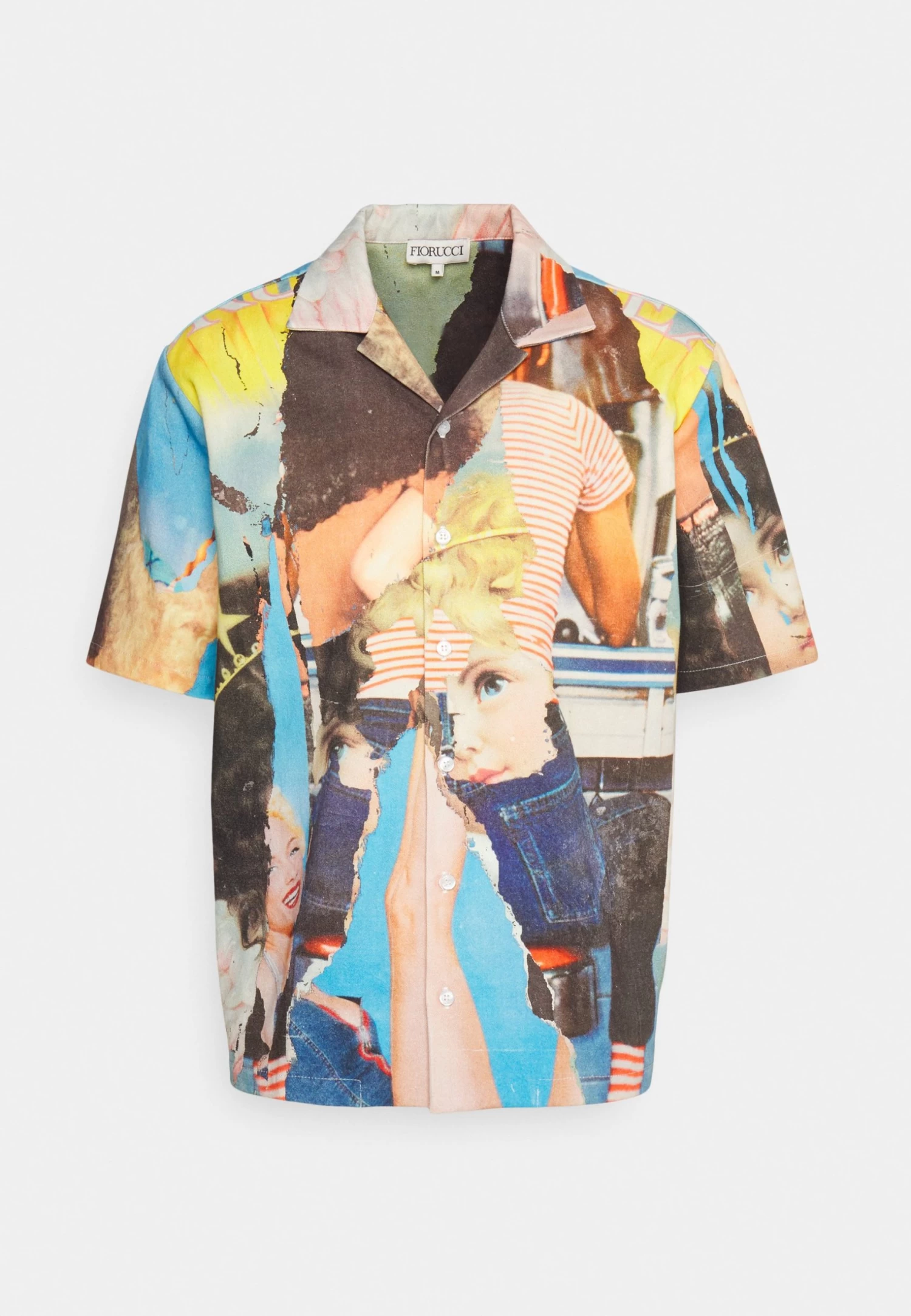 FIORUCCI Poster Print Bowling Shirt - Shirt - Blue - Image 5