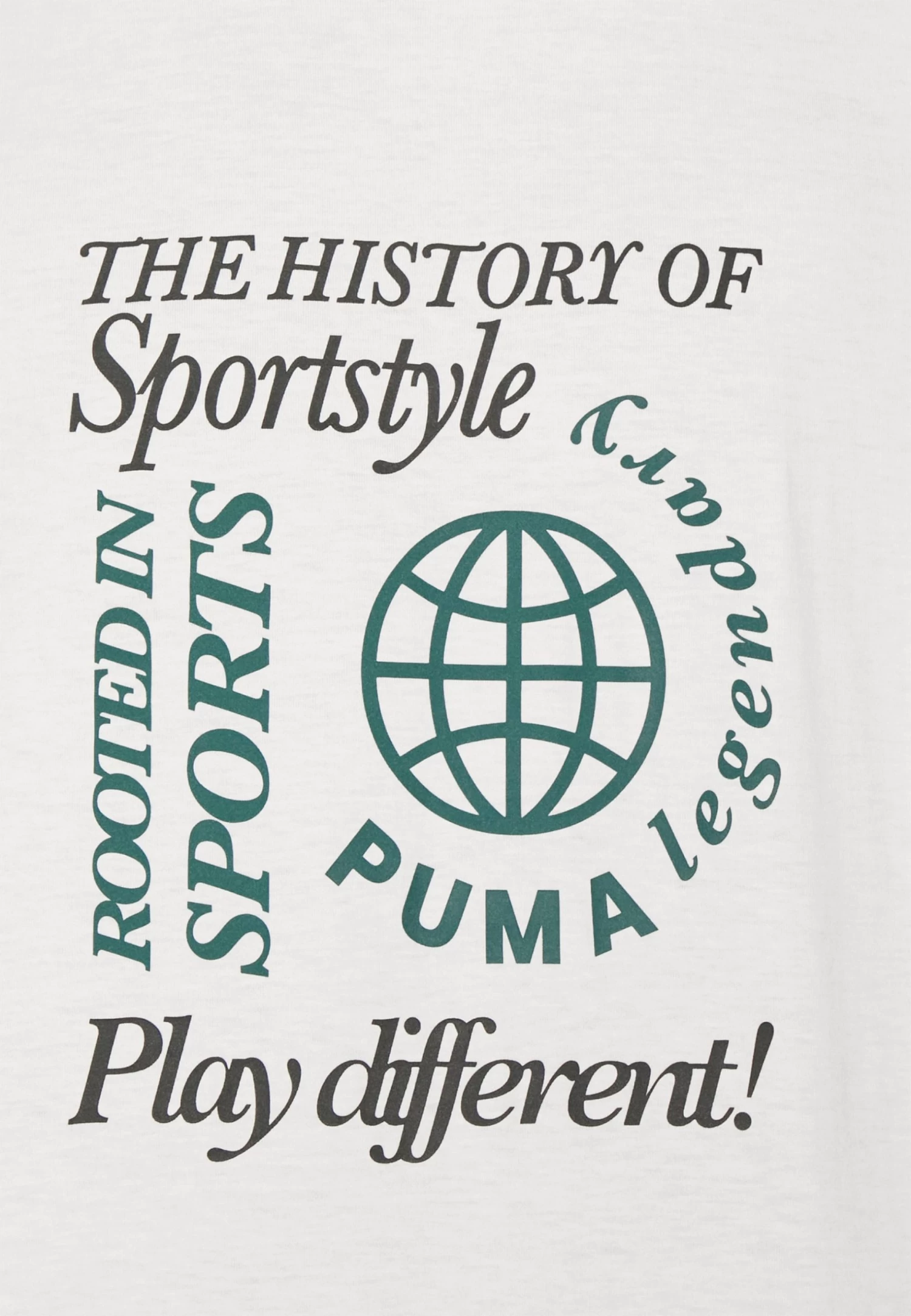 Puma Graphics Legacy Archive Tee - Print T-Shirt - Warm White - Image 7
