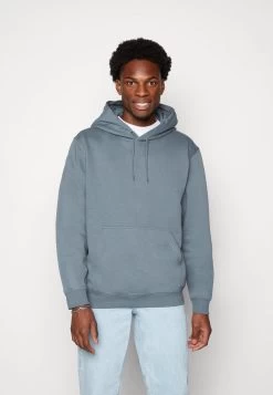 WEEKDAY Standard Hoodie - Hoodie - Grey Blue