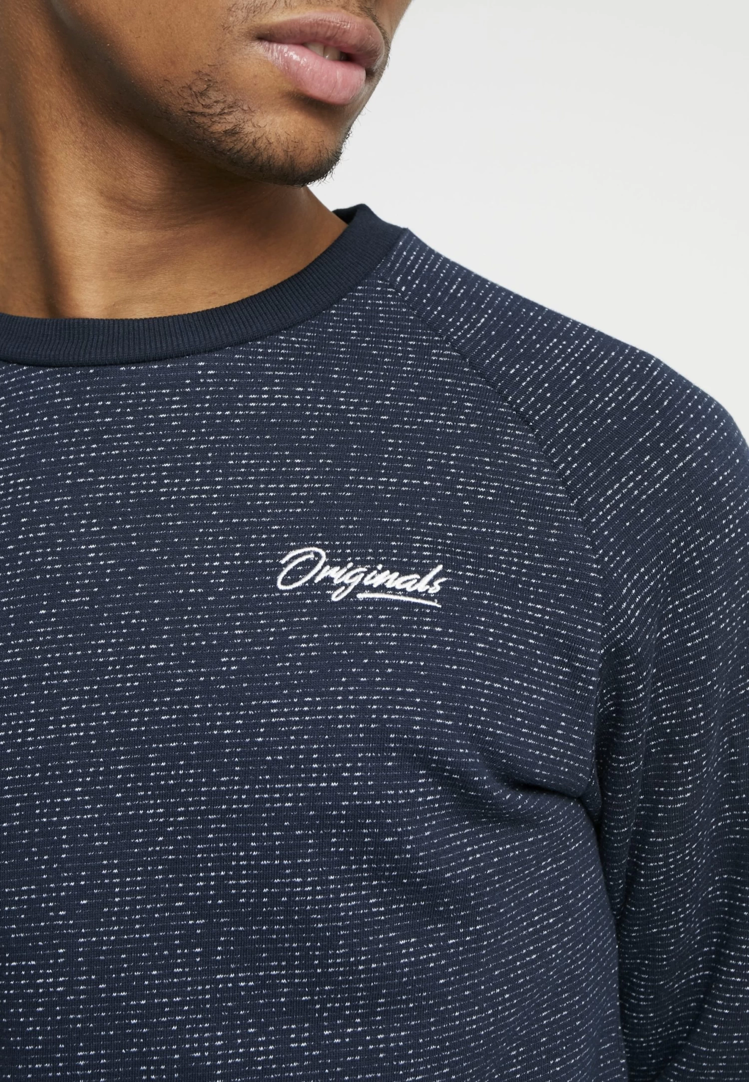 Jack & Jones Jorhide Crew Neck - Sweatshirt - Navy Blazer - Image 6