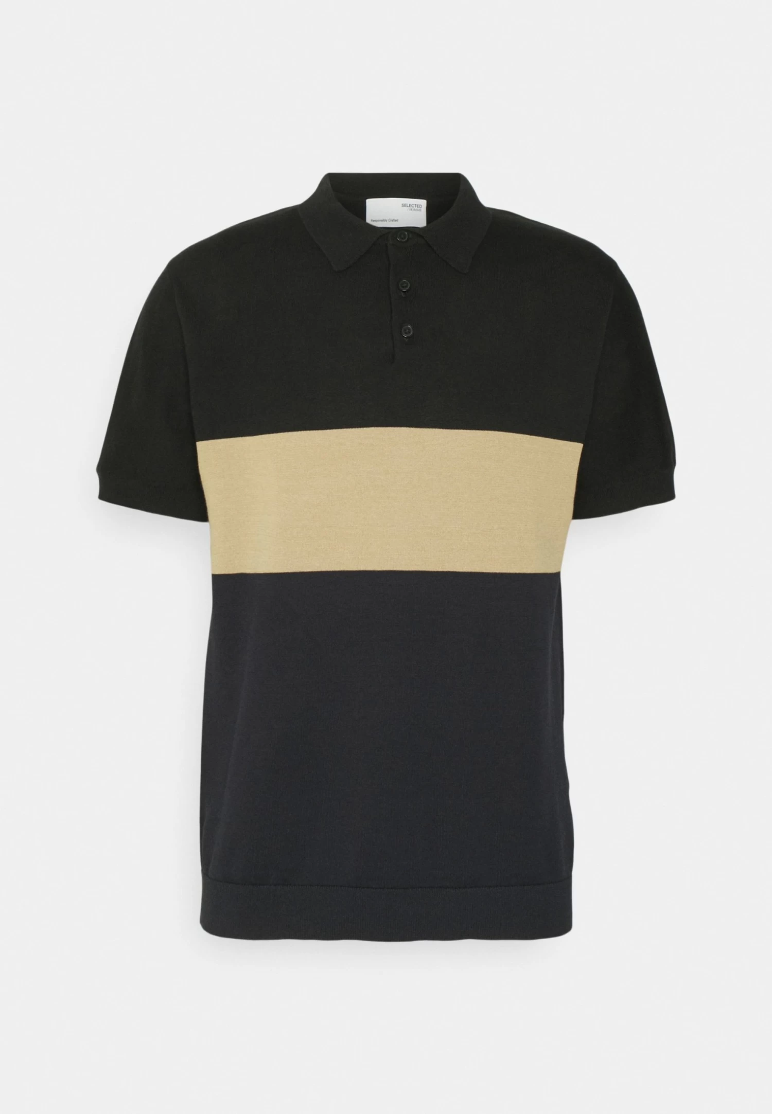 Selected Homme Slhmattis Block - Polo Shirt - Black - Image 5