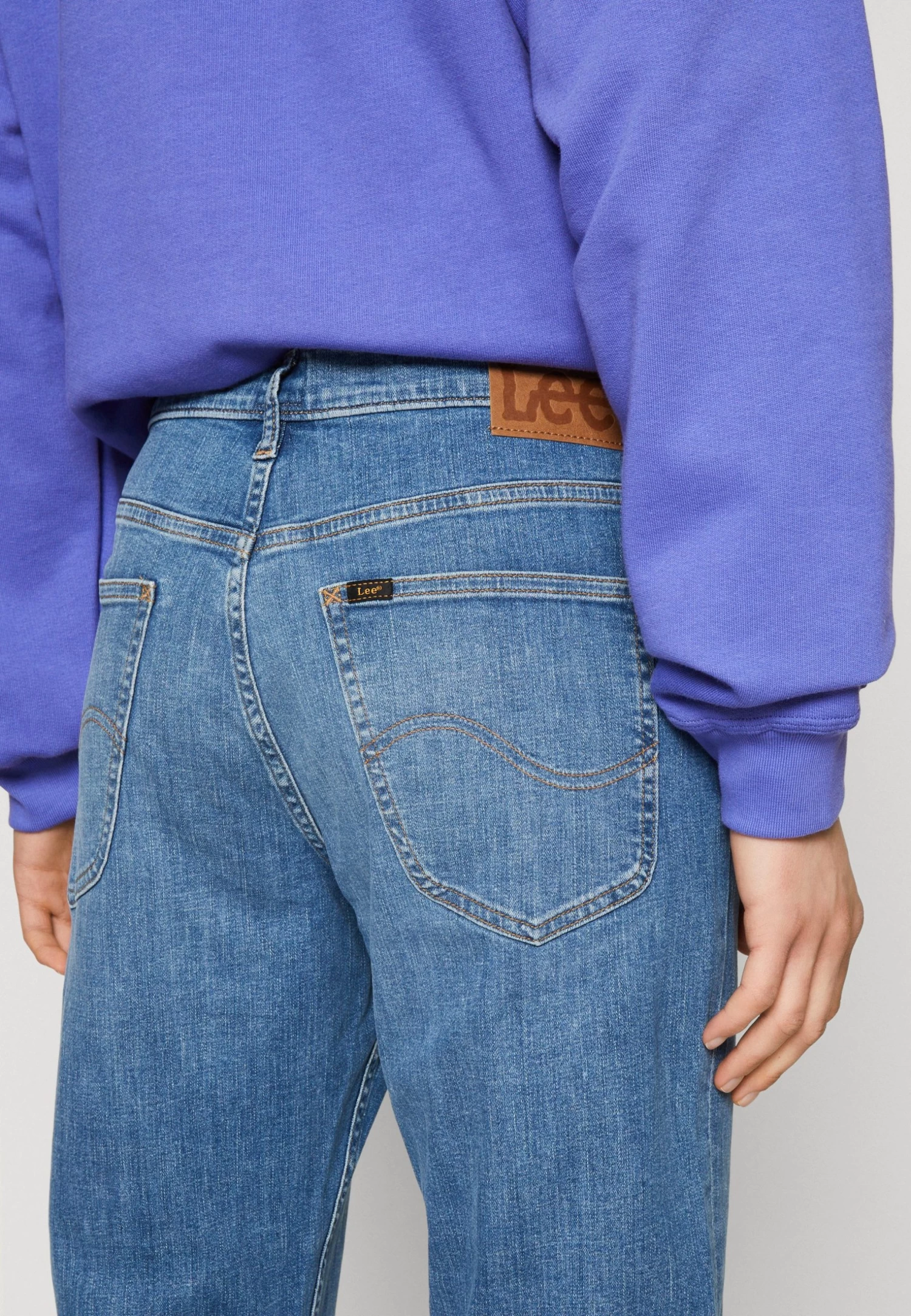 Lee Brooklyn Straight - Straight Leg Jeans - Blue Denim - Image 4