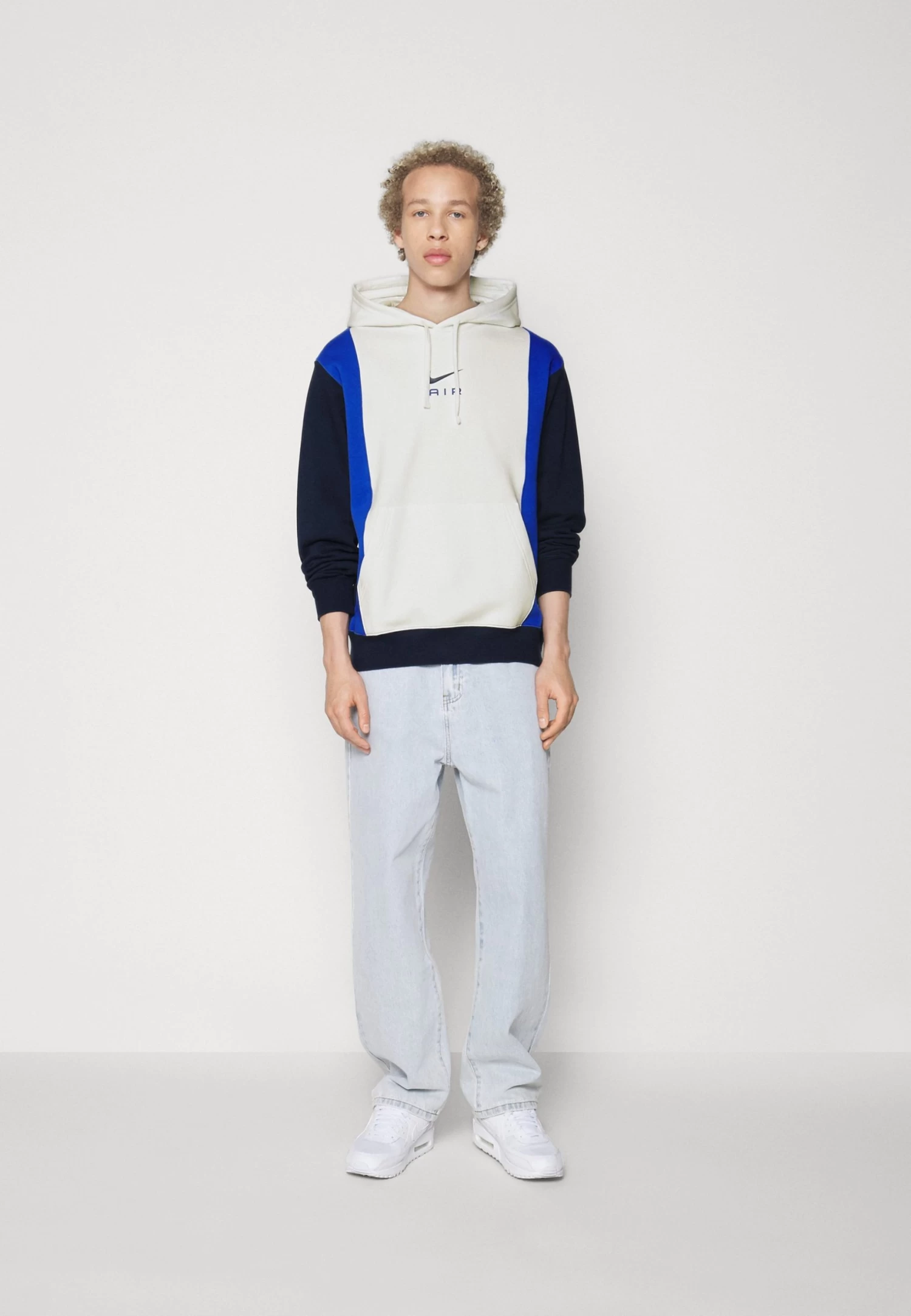 Nike Sportswear Air Hoody - Sweatshirt - Summit White/Obsidian/Game Royal - Image 5