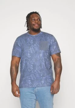 Pier One Print T-Shirt - Dark Blue