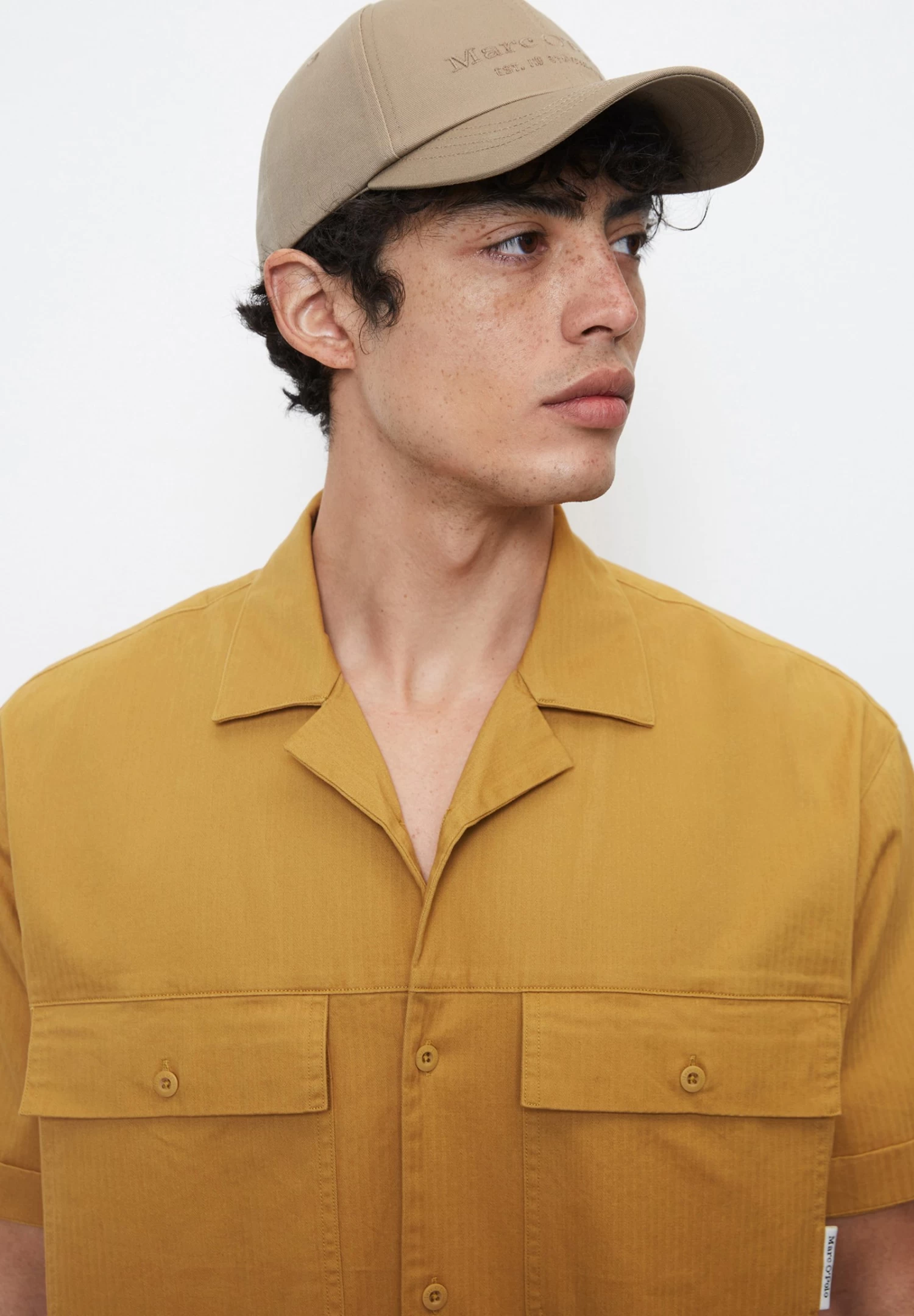 Marc O'Polo Shirt - Autumn Hay - Image 5