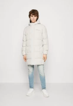 Long Parka Jacket - Winter Coat - Stone