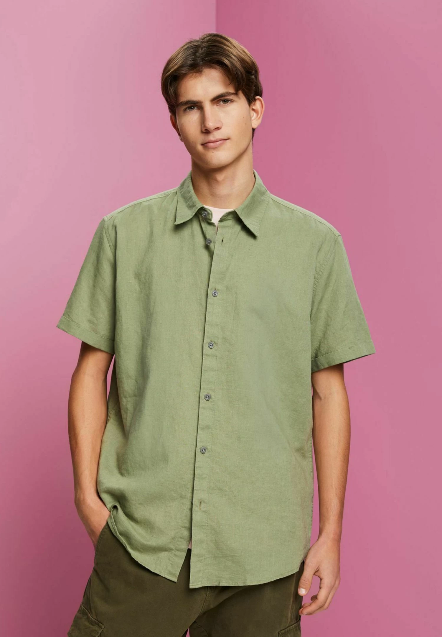 ESPRIT Shirt - Light Khaki - Image 2