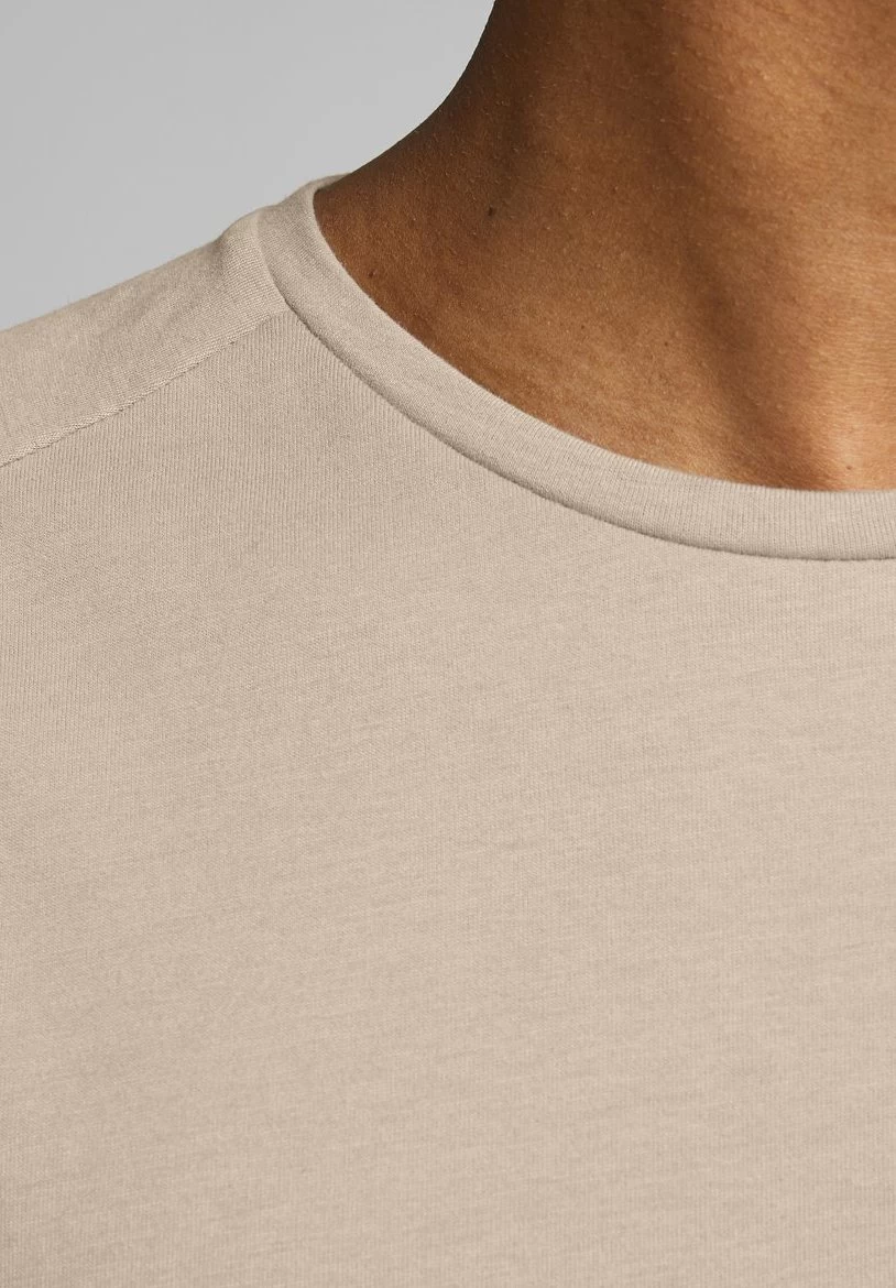 Jack & Jones Jjecurved Tee O Neck - Basic T-Shirt - Beige - Image 4