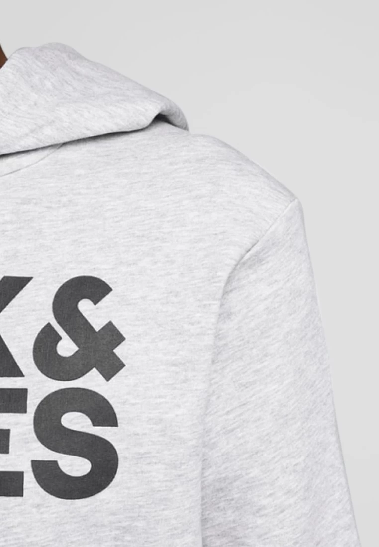 Jack & Jones Hoodie - Light Grey - Image 4