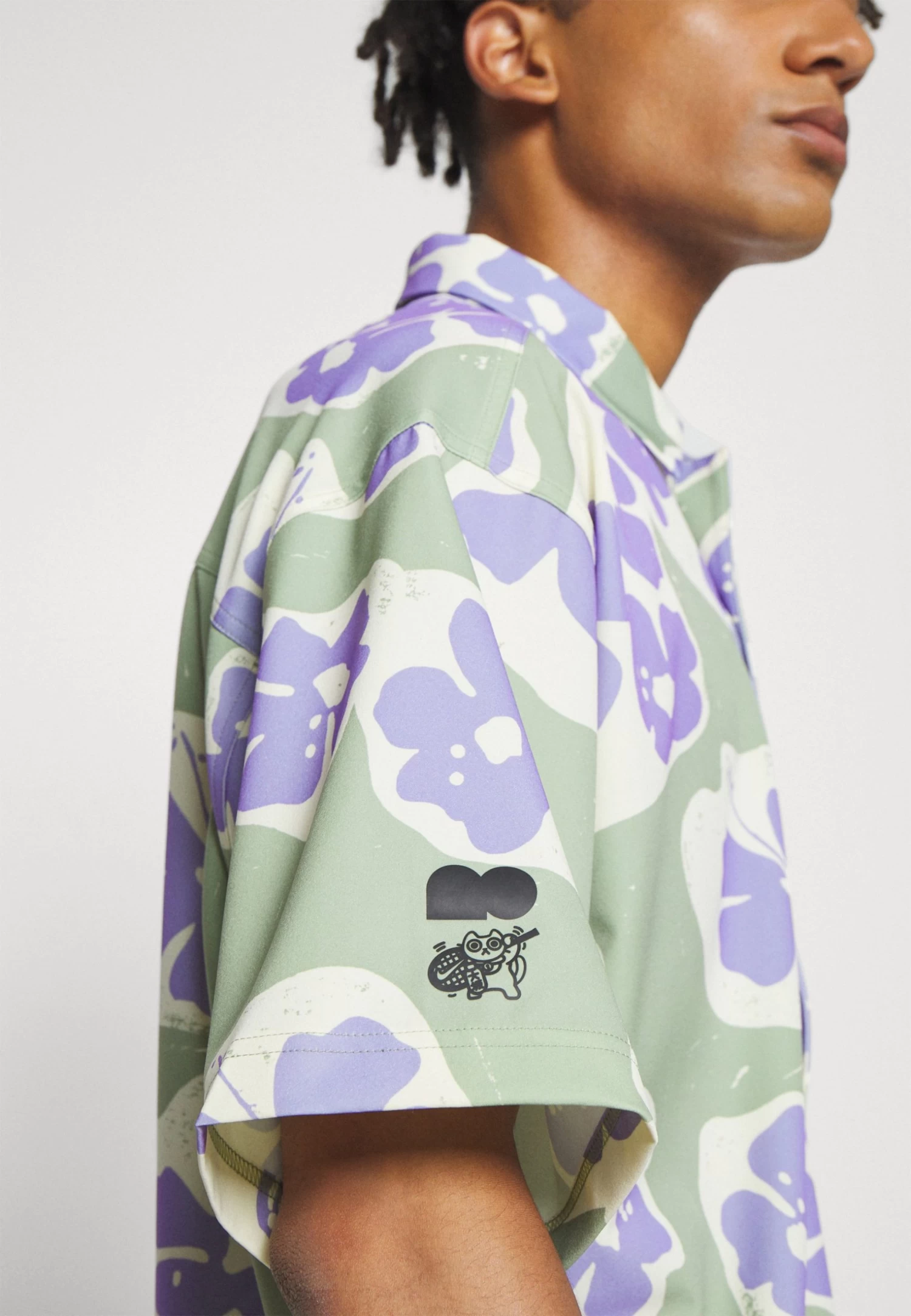 Nike Performance Osaka Button Up - Shirt - Oil Green/Black - Image 9