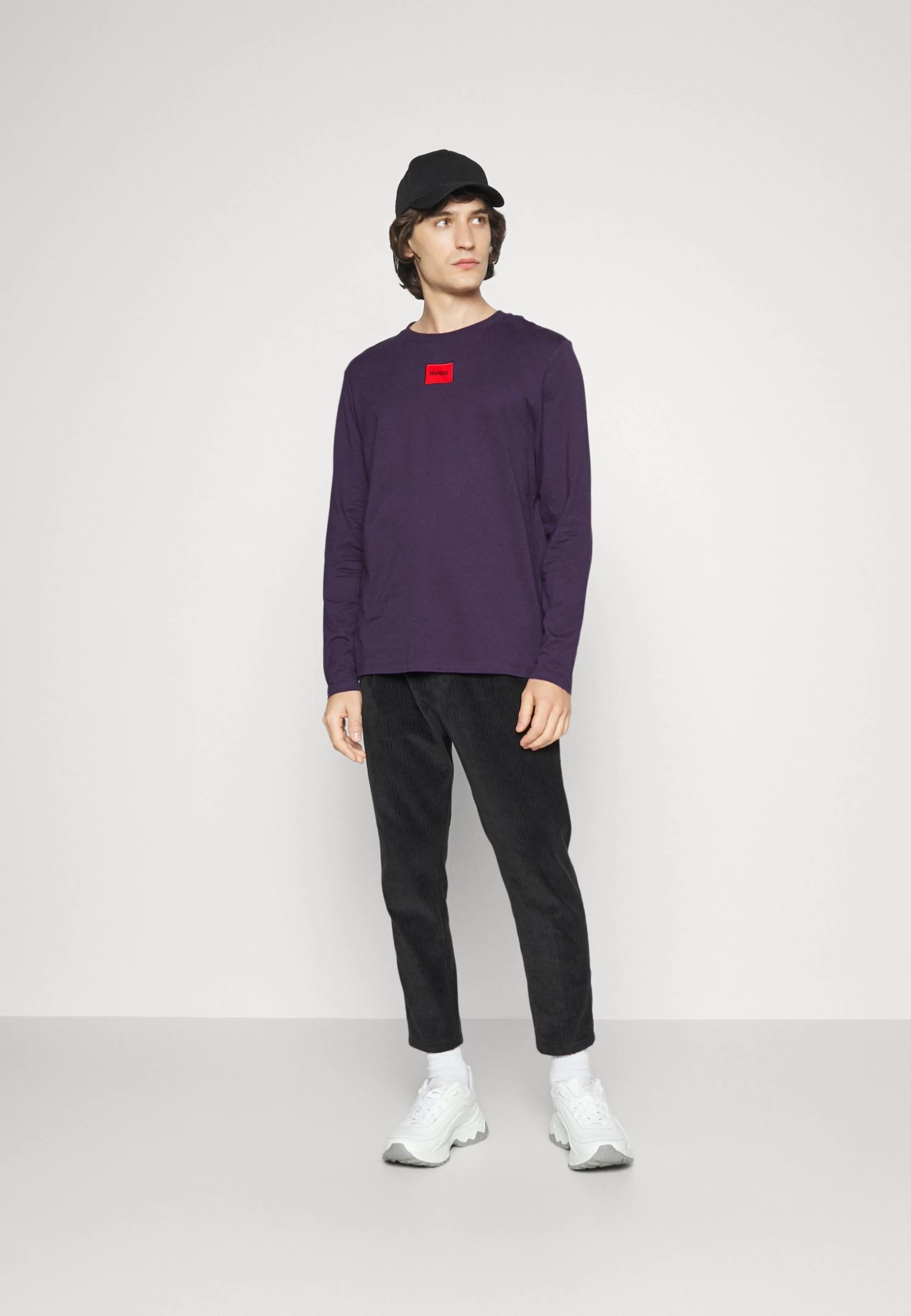 Hugo Diragolo - Long Sleeved Top - Dark Purple - Image 2