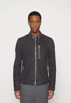 Goosecraft Galion Biker - Leather Jacket - Pure Chocolat