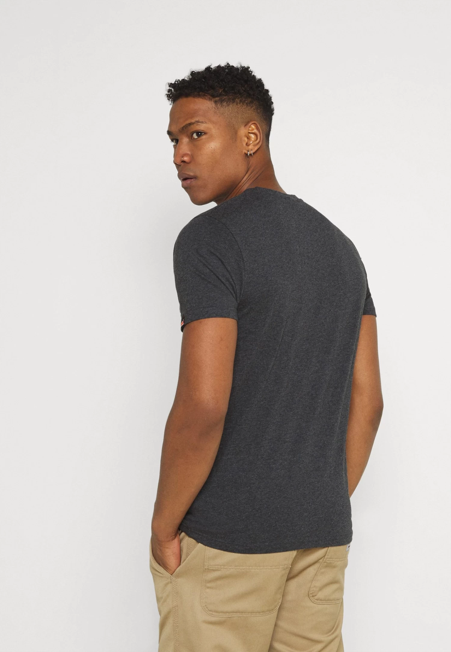 Ellesse Sl Prado Tee - Print T-Shirt - Dark Grey Marl - Image 3