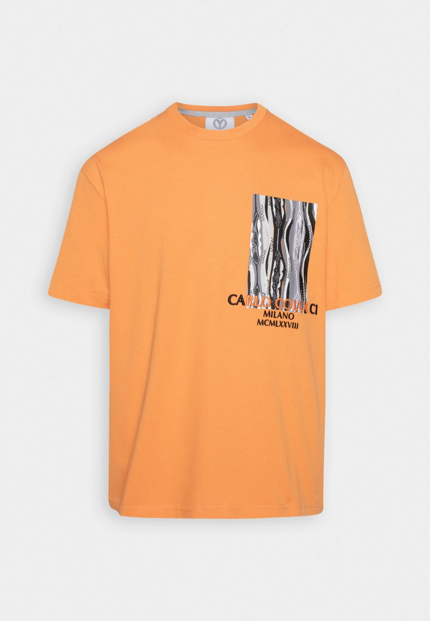CARLO COLUCCI 64Zk Unisex - Print T-Shirt - Gelb - Image 4