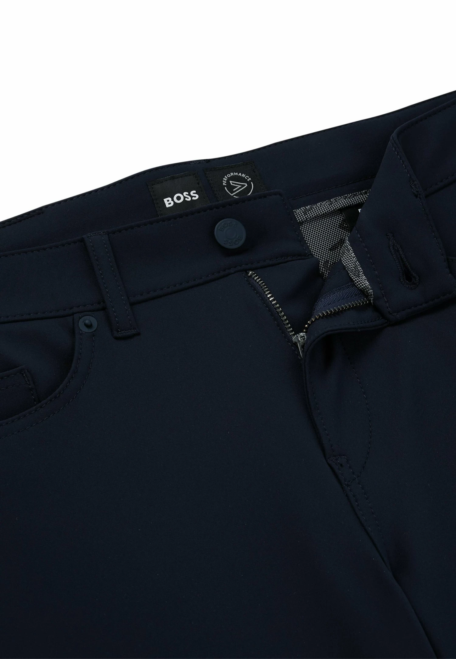 Boss P-Delaware3-1-20 - Straight Leg Jeans - Dark Blue Four - Image 6