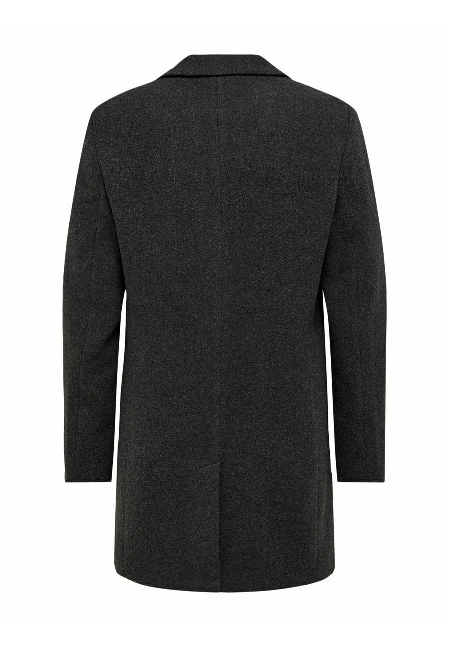 Only & Sons Onsjaylon Otw - Classic Coat - Dark Grey Melange - Image 8