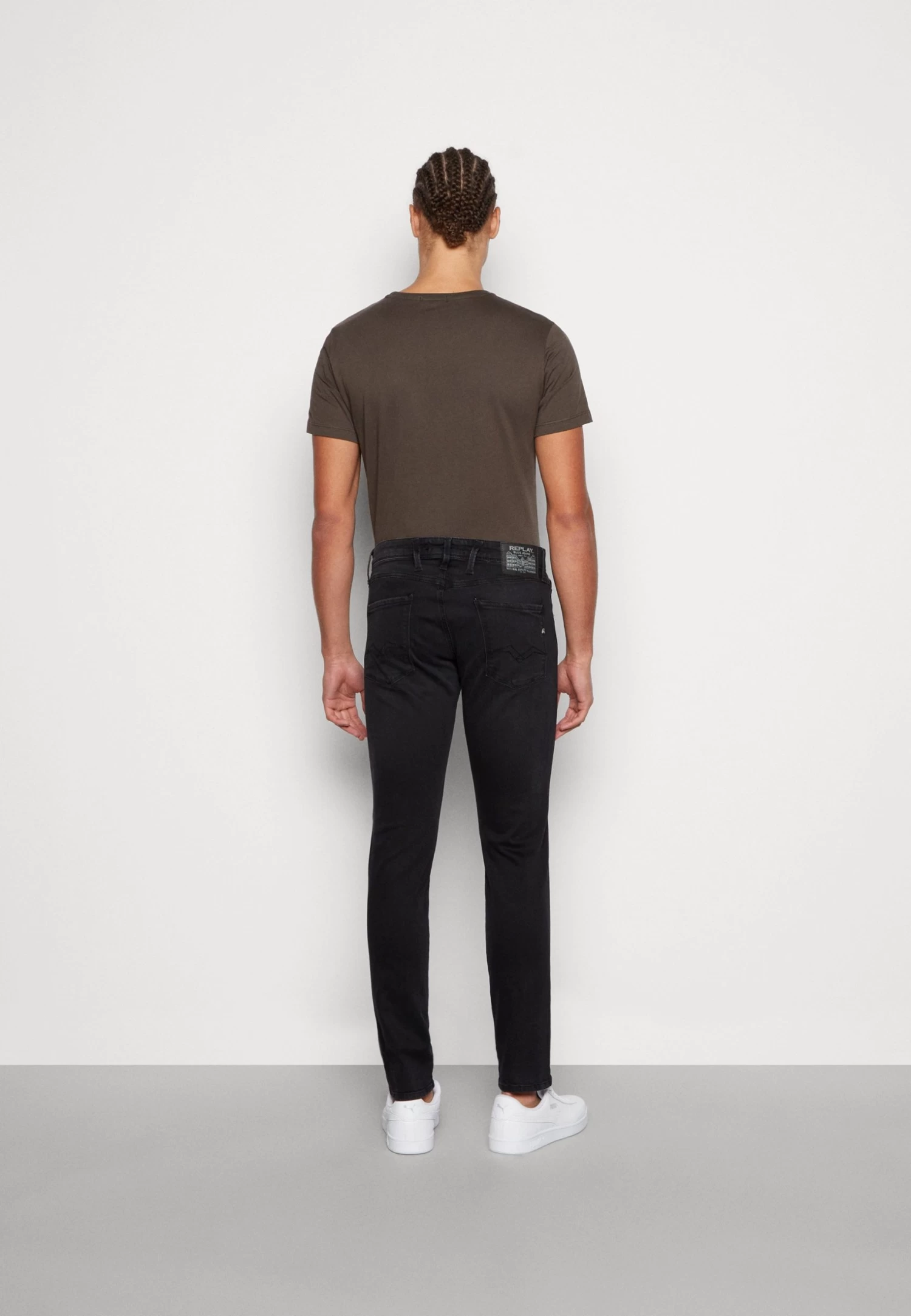 Replay Anbass- Slim Fit Jeans - Black - Image 3