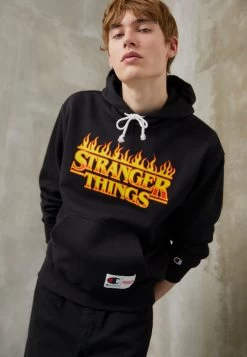 Hooded - Sweatshirt - Black