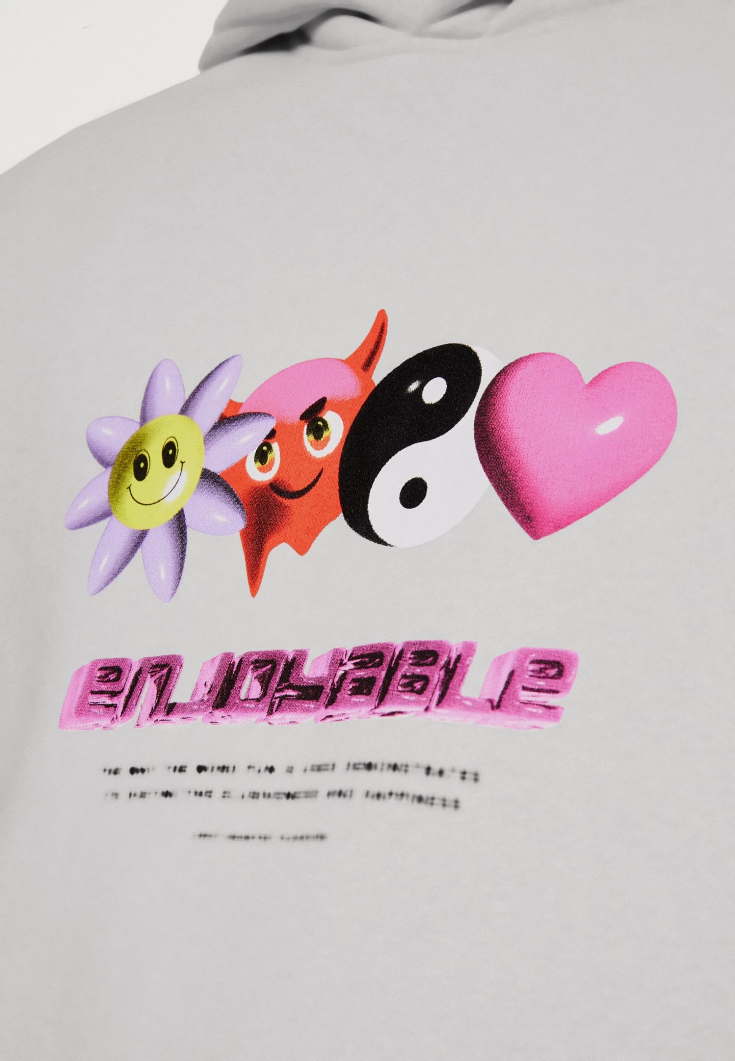 YOURTURN Unisex - Hoodie - Grey - Image 6