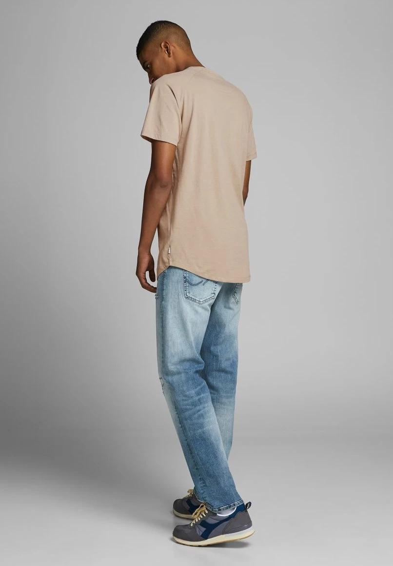 Jack & Jones Jjecurved Tee O Neck - Basic T-Shirt - Beige - Image 3