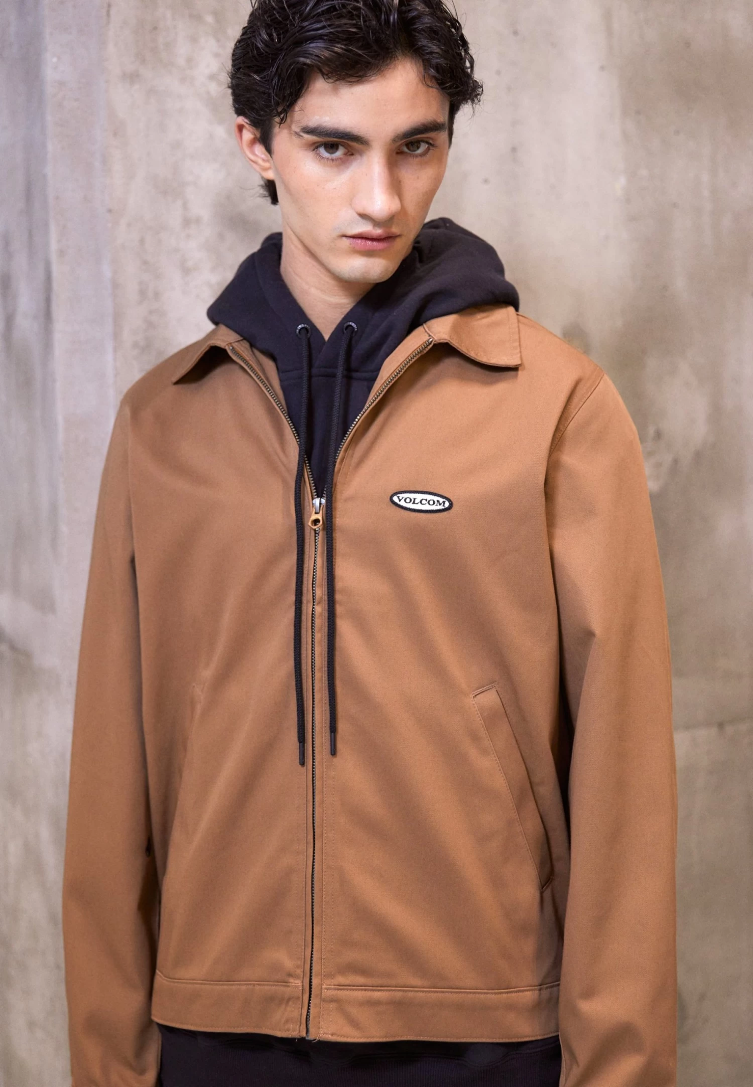 Volcom Voider Jacket - Summer Jacket - Brown