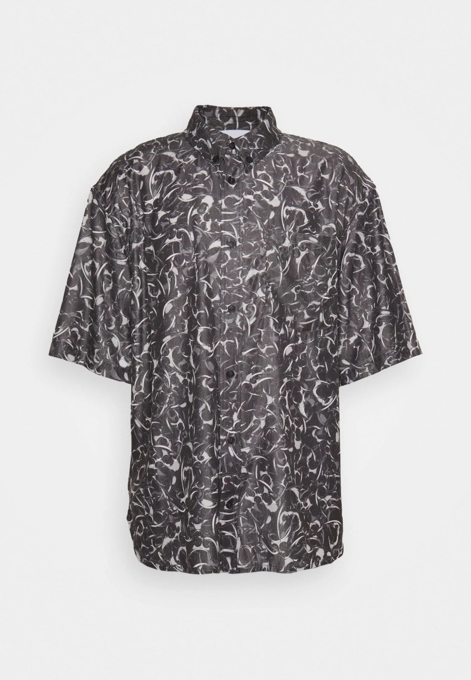 Han Kjøbenhavn Printed Relaxed Short Sleeve - Shirt - Silver - Image 4