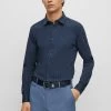 Boss P-Roan-Kent - Shirt - Open Blue Fifteen