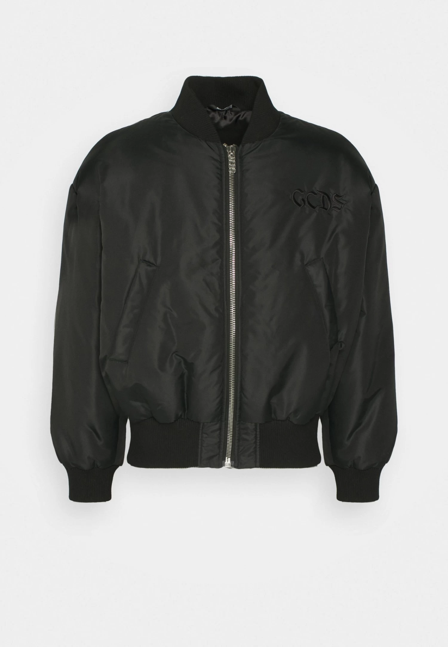 GCDS Spongebob Embroidered Cropped - Bomber Jacket - Black - Image 7