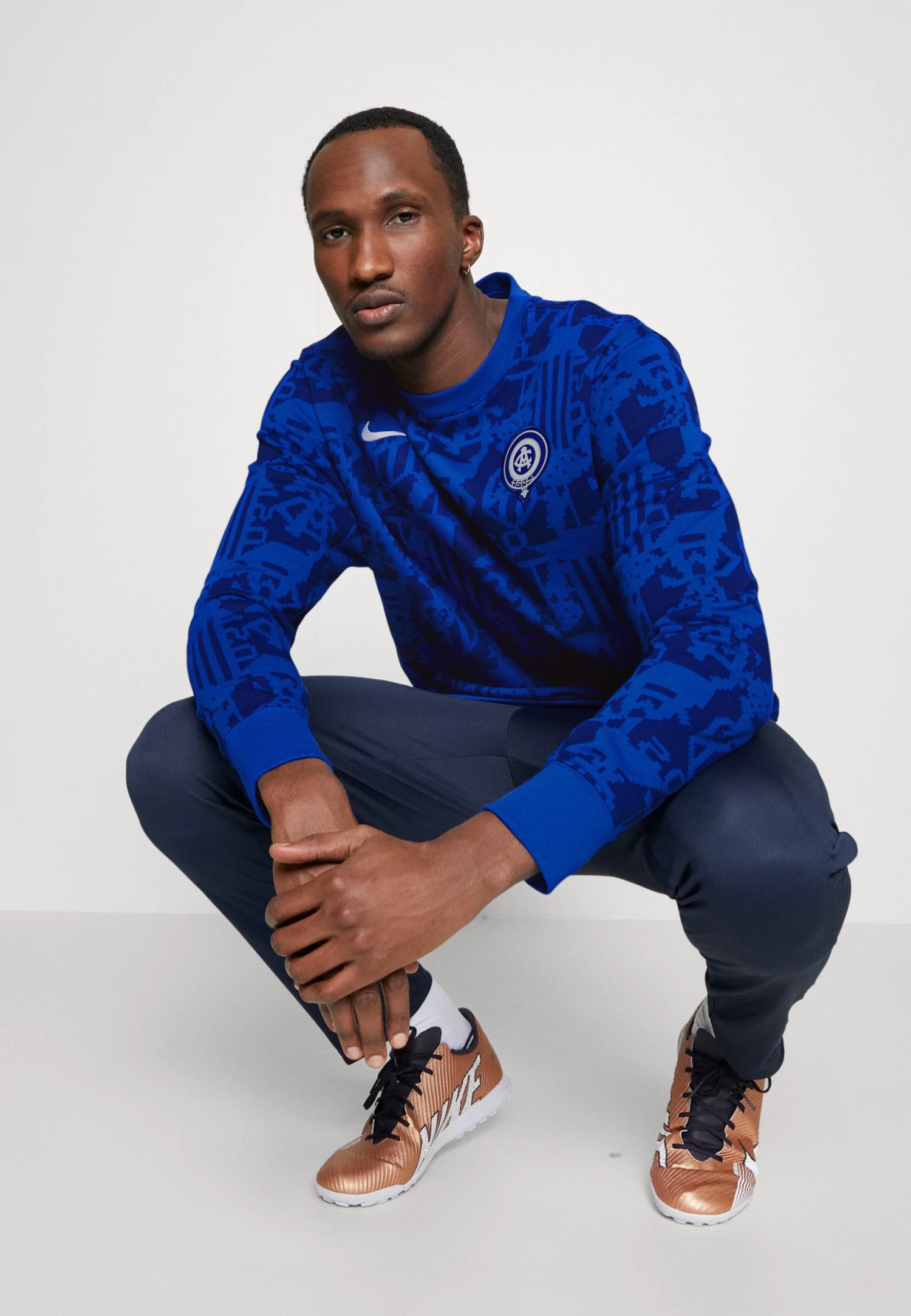 Nike Performance Atletico Madrid Club Crew - Club Wear - Old Royal/Black/White - Image 4