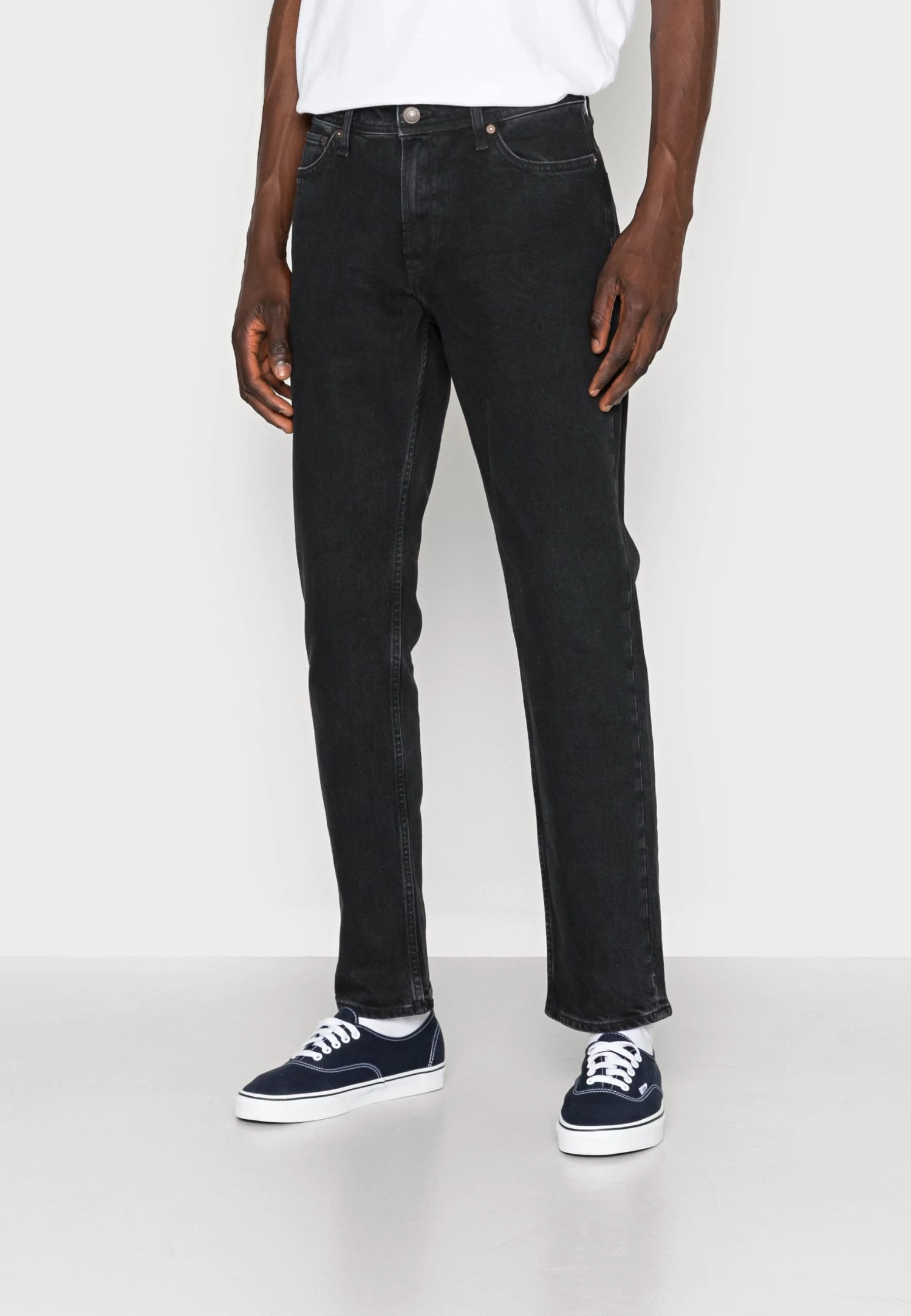Jack & Jones Straight Leg Jeans - Black Denim