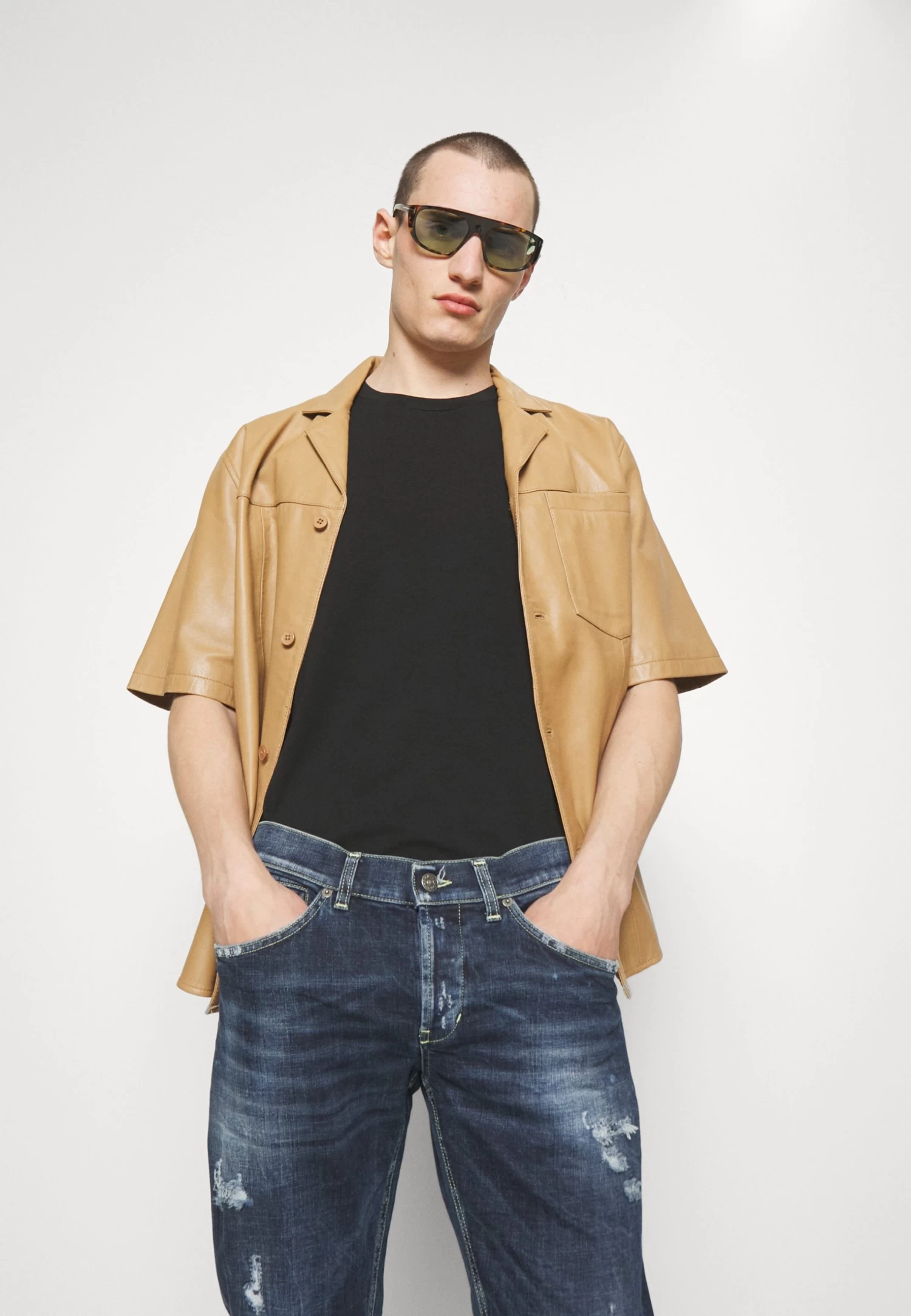 Dondup Pantalone George - Slim Fit Jeans - Blue - Image 4