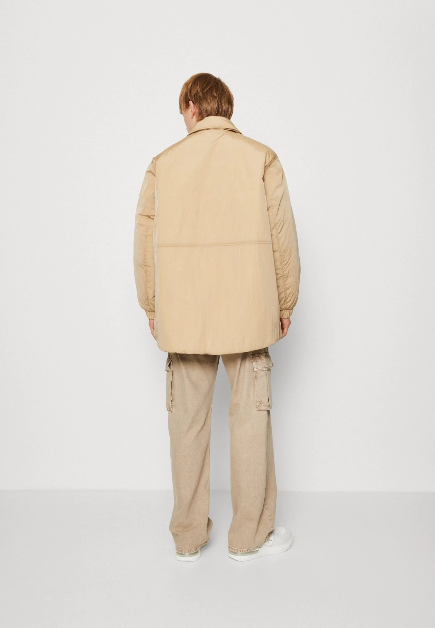 Calvin Klein Jeans Archival Monologo Coach Jacket - Parka - Travertine - Image 3