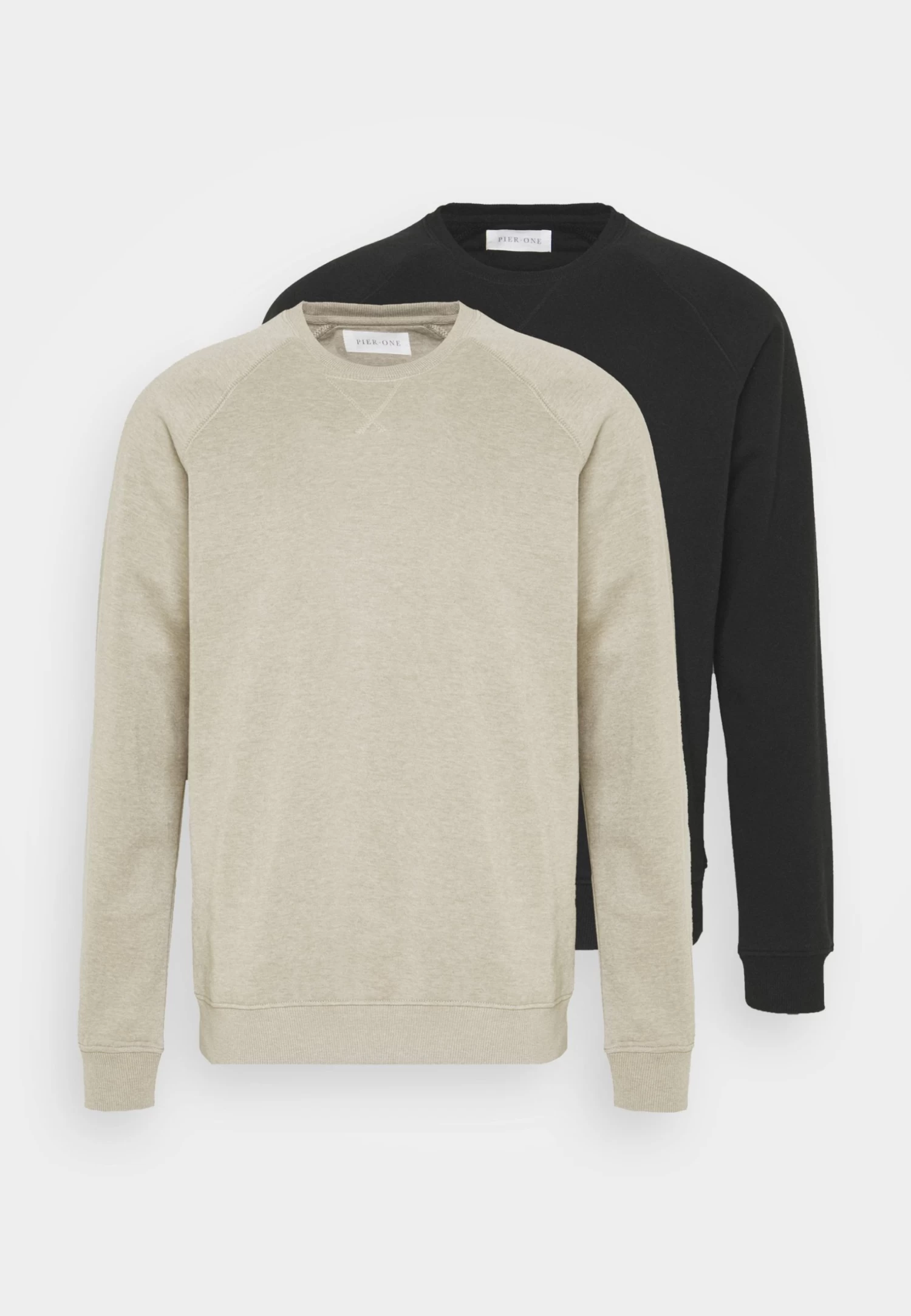 Pier One 2 Pack - Sweatshirt - Tan/Black - Image 6