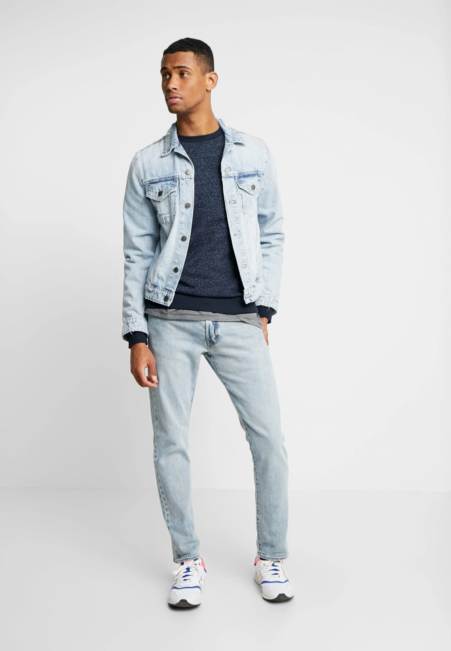 Jack & Jones Jorhide Crew Neck - Sweatshirt - Navy Blazer - Image 2