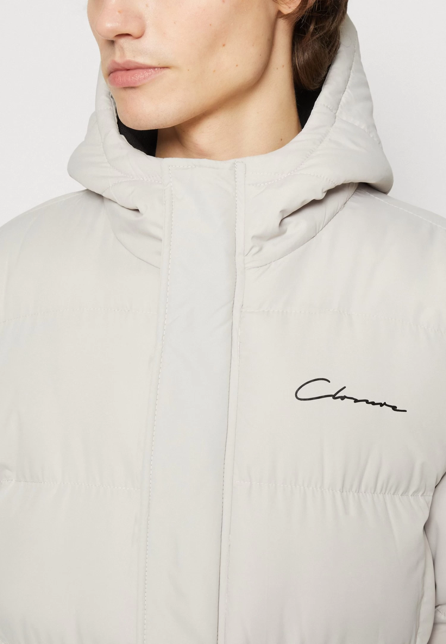 Long Parka Jacket - Winter Coat - Stone - Image 6