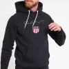 Gant Shield Hoodie - Hoodie - Black