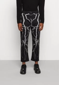 NIGHT ADDICT Storm - Straight Leg Jeans - Black Wash