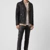 AllSaints Exclusive- Leather Jacket - Black