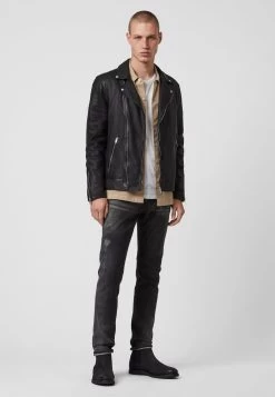 AllSaints Exclusive- Leather Jacket - Black