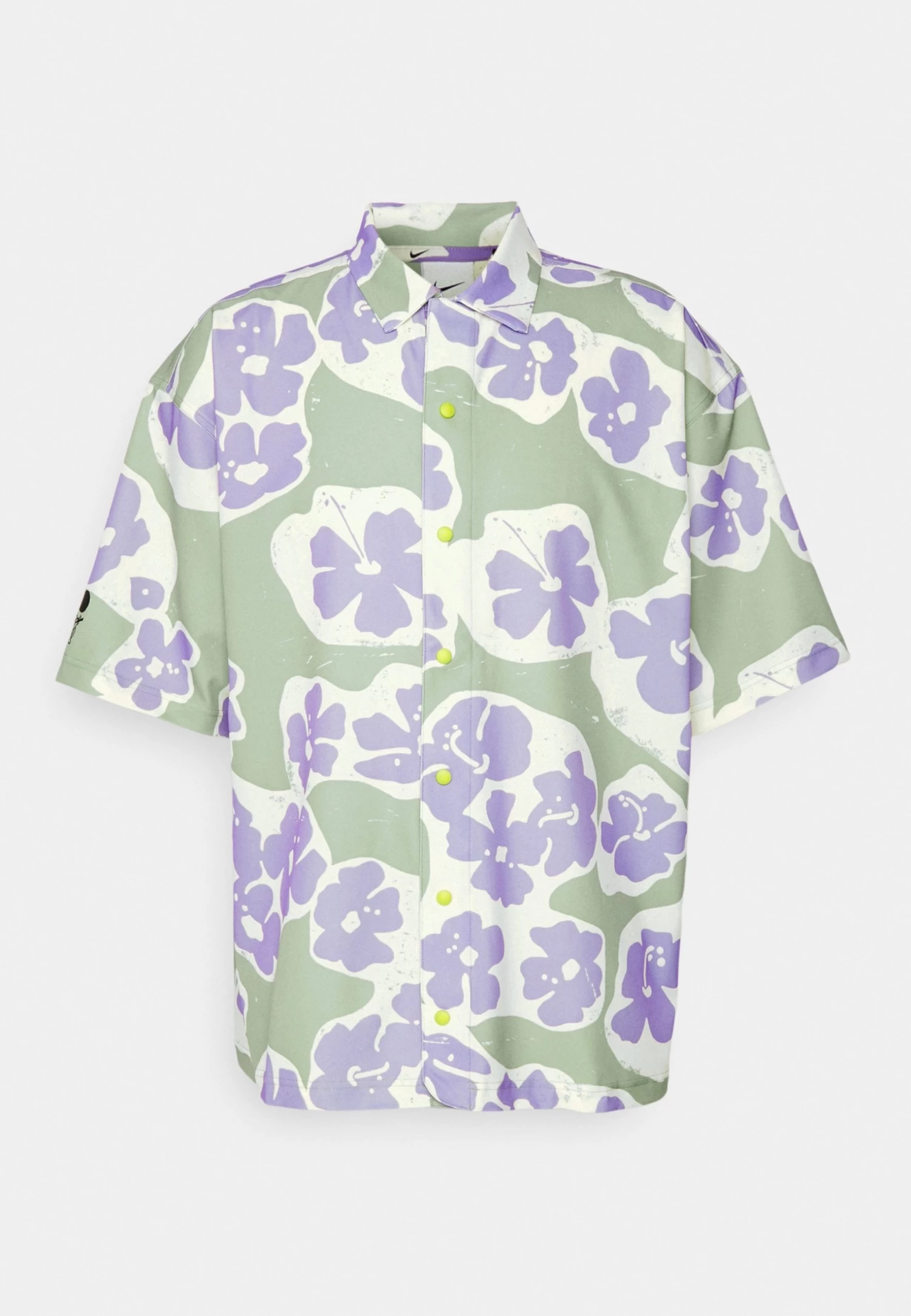 Nike Performance Osaka Button Up - Shirt - Oil Green/Black - Image 8